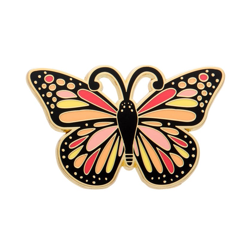 The Magnificent Monarch Butterfly Enamel Pin  -  Erstwilder  -  Quirky Resin and Enamel Accessories