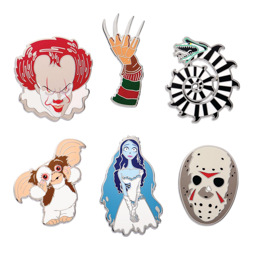 Thrills and Chills Enamel Pin Pack - 6 Piece  -  Erstwilder  -  Quirky Resin and Enamel Accessories