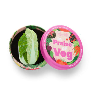 Cabbage Patch Brooch  -  Erstwilder  -  Quirky Resin and Enamel Accessories