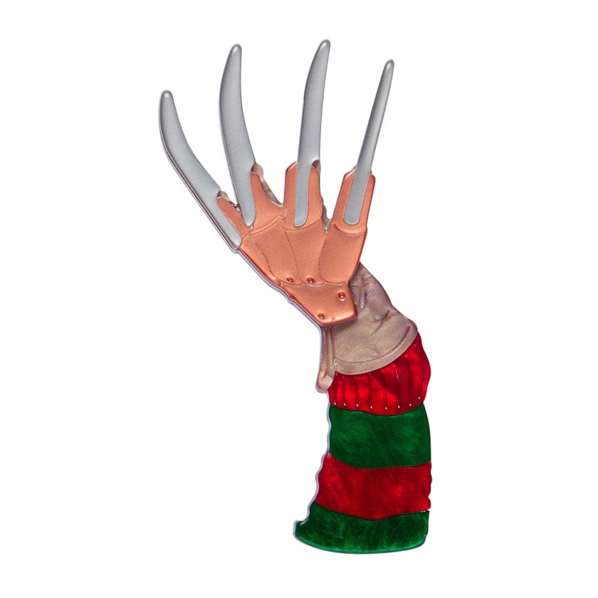 Freddy Krueger Brooch  -  Erstwilder  -  Quirky Resin and Enamel Accessories
