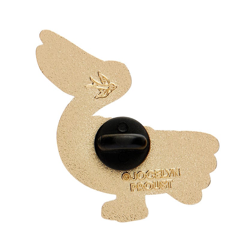 Pelican Perfection Enamel Pin  -  Erstwilder  -  Quirky Resin and Enamel Accessories