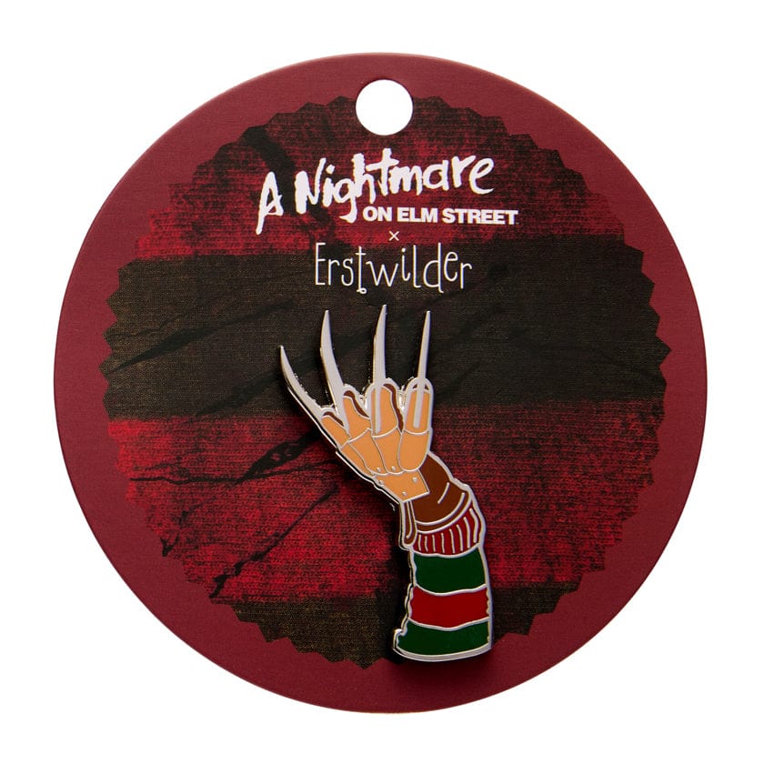 Freddy Krueger Enamel Pin  -  Erstwilder  -  Quirky Resin and Enamel Accessories