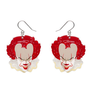 Pennywise Drop Earrings  -  Erstwilder  -  Quirky Resin and Enamel Accessories