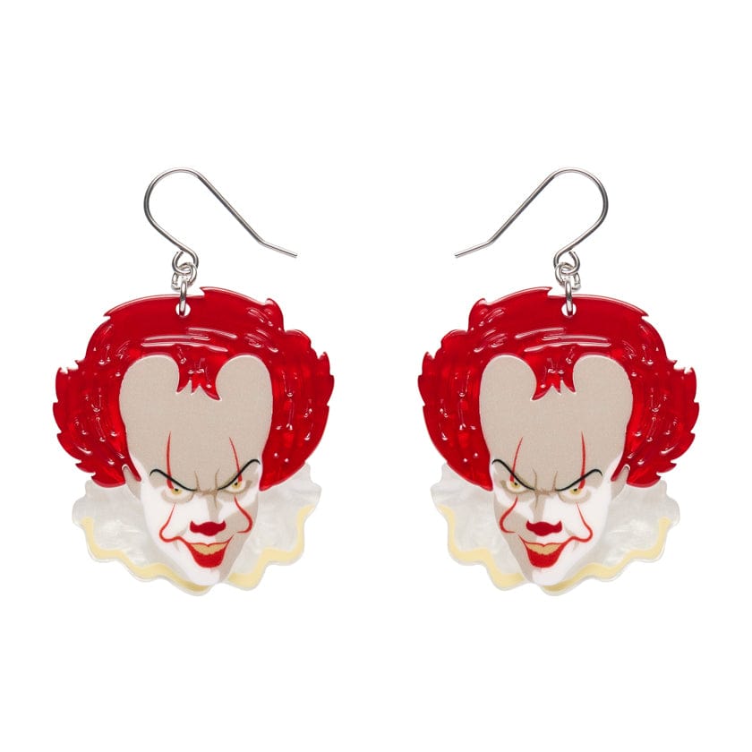 Pennywise Drop Earrings  -  Erstwilder  -  Quirky Resin and Enamel Accessories