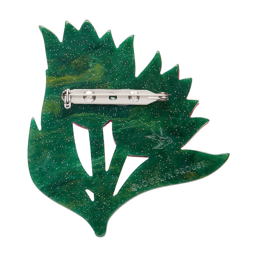 Timeless Tulips Brooch  -  Erstwilder  -  Quirky Resin and Enamel Accessories