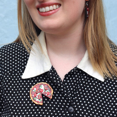 That's Amore Brooch  -  Erstwilder  -  Quirky Resin and Enamel Accessories