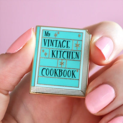 Recipes for Success Enamel Pin  -  Erstwilder  -  Quirky Resin and Enamel Accessories