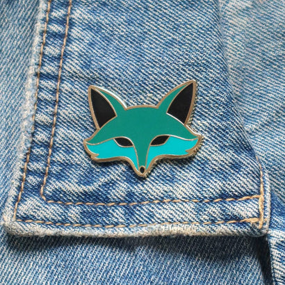 Fatoush the Fennec Fox Enamel Pin  -  Erstwilder  -  Quirky Resin and Enamel Accessories