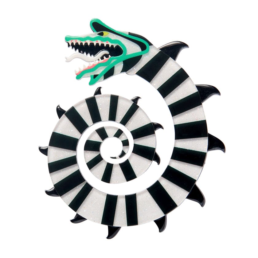 Sandworm Brooch  -  Erstwilder  -  Quirky Resin and Enamel Accessories