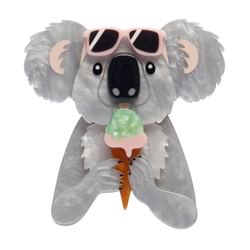The Sweetest Koala Brooch  -  Erstwilder  -  Quirky Resin and Enamel Accessories