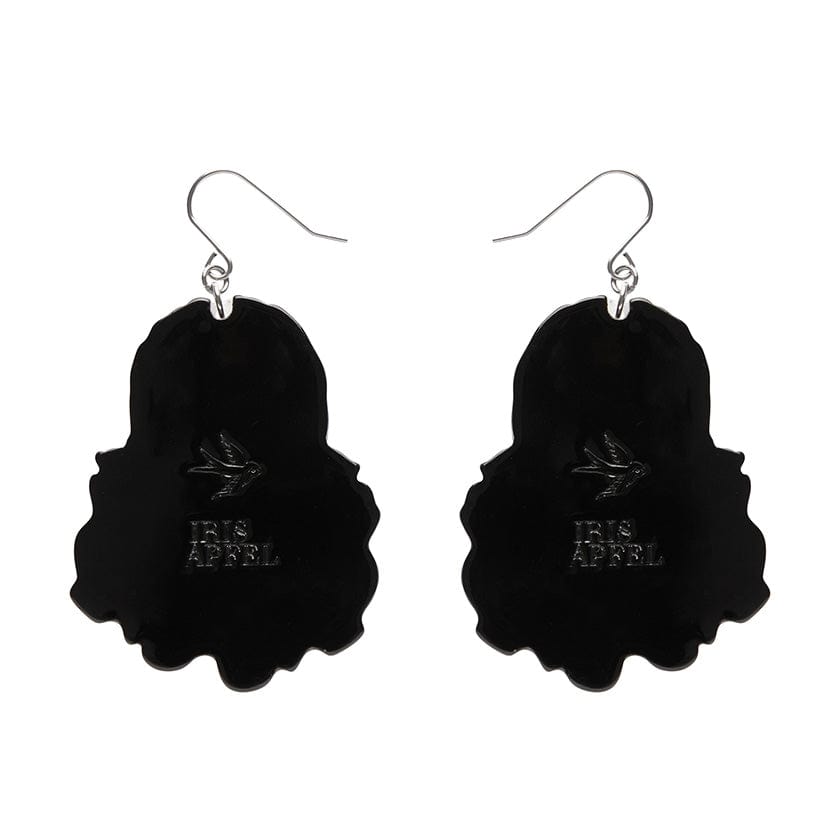 The Face of Style Iris Drop Earrings  -  Erstwilder  -  Quirky Resin and Enamel Accessories