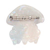 The Whimsical White Spotted Jellyfish Brooch