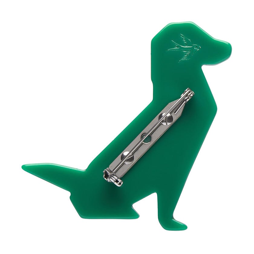 Give the Dog a Bone Brooch  -  Erstwilder  -  Quirky Resin and Enamel Accessories