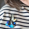The Halcyon Humpback Whale Brooch