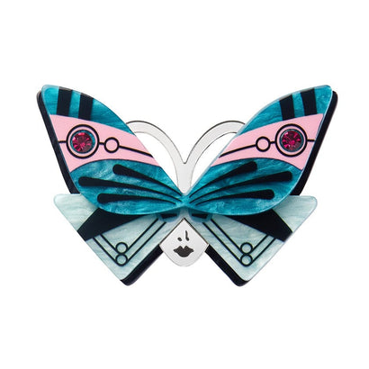 Butterfly Sonata Brooch  -  Erstwilder  -  Quirky Resin and Enamel Accessories