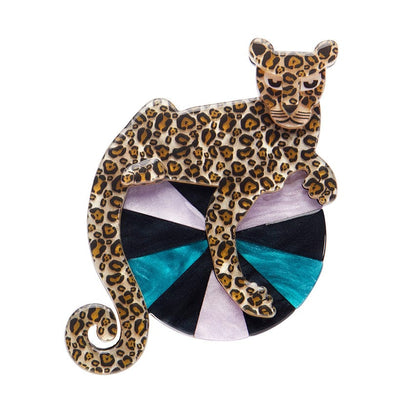 Roaring Opulence Brooch  -  Erstwilder  -  Quirky Resin and Enamel Accessories