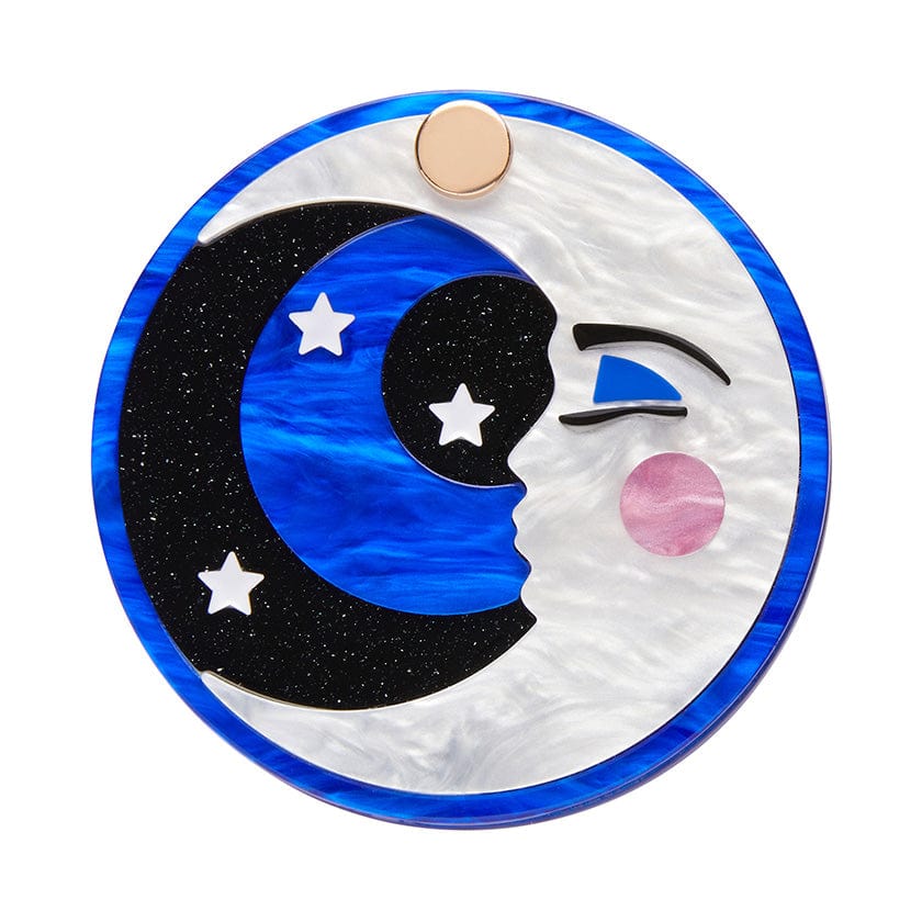 Dead of Night Mirror Compact  -  Erstwilder  -  Quirky Resin and Enamel Accessories