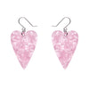 From the Heart Essential Drop Earrings - Pink
