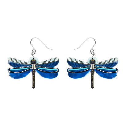 Sapphire Sky Dancer Earrings  -  Erstwilder  -  Quirky Resin and Enamel Accessories