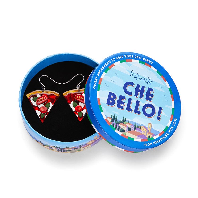 That's Amore Drop Earrings  -  Erstwilder  -  Quirky Resin and Enamel Accessories