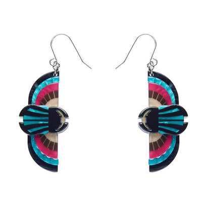 Regal Intrigue Drop Earrings  -  Erstwilder  -  Quirky Resin and Enamel Accessories