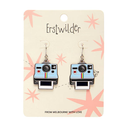 Picture of Us Enamel Drop Earrings  -  Erstwilder  -  Quirky Resin and Enamel Accessories