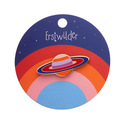 Sixth From The Sun Enamel Pin  -  Erstwilder  -  Quirky Resin and Enamel Accessories