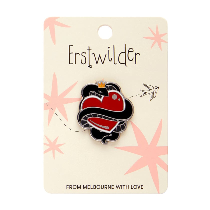 King of Cobras Enamel Pin  -  Erstwilder  -  Quirky Resin and Enamel Accessories