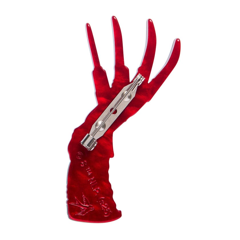 Freddy Krueger Brooch  -  Erstwilder  -  Quirky Resin and Enamel Accessories