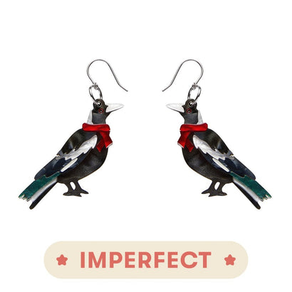 Seasonal Songbird Earrings (IMPERFECT)  -  Erstwilder  -  Quirky Resin and Enamel Accessories