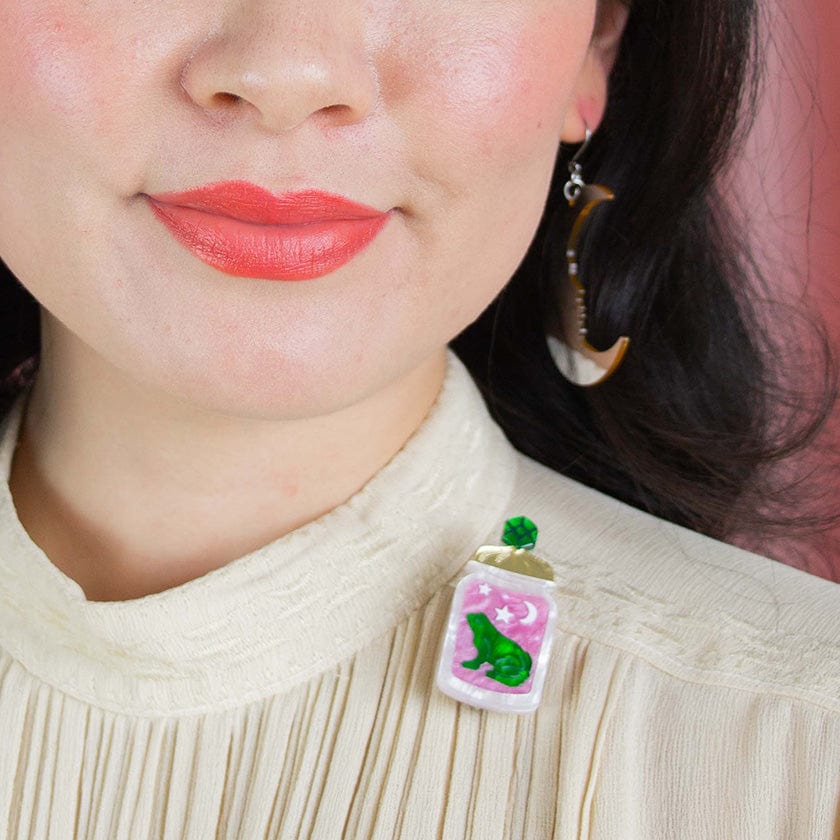 Growth Eternal Mini Brooch  -  Erstwilder  -  Quirky Resin and Enamel Accessories