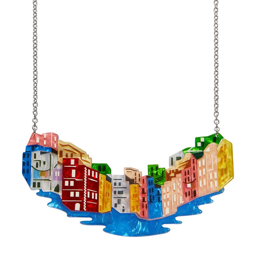 Cinque Terre Necklace  -  Erstwilder  -  Quirky Resin and Enamel Accessories