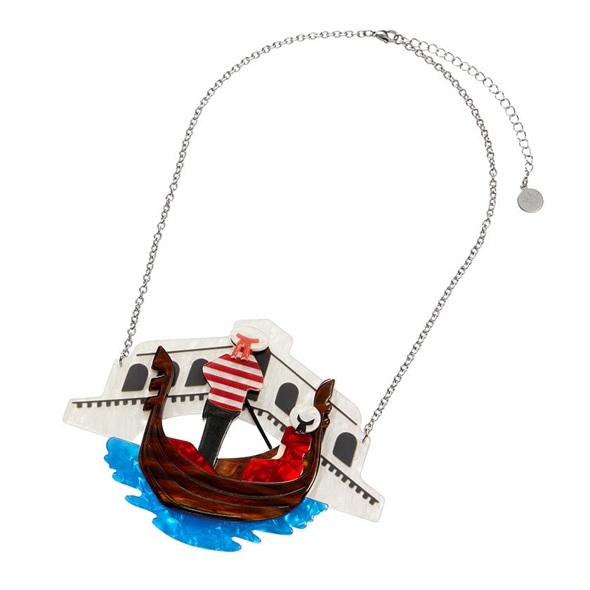 Canals of Venice Necklace  -  Erstwilder  -  Quirky Resin and Enamel Accessories