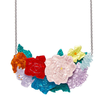 Declaración Floral Necklace  -  Erstwilder  -  Quirky Resin and Enamel Accessories