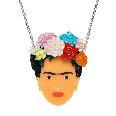 My Own Muse Frida Necklace  -  Erstwilder  -  Quirky Resin and Enamel Accessories