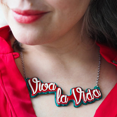 Viva La Vida Necklace  -  Erstwilder  -  Quirky Resin and Enamel Accessories