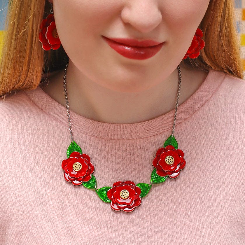 Rosalita's Garden Necklace  -  Erstwilder  -  Quirky Resin and Enamel Accessories