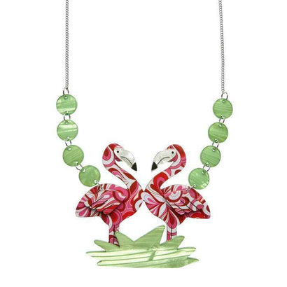 Erstwilder Flamboyant Flamingo Fair  Necklace N5617-2340