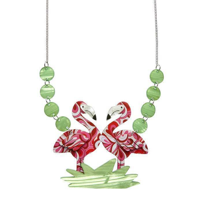 Erstwilder Flamboyant Flamingo Fair  Necklace N5617-2340