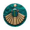 The Heart of Egypt Scarab Mirror Compact