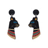 Bastet the Protector Drop Earrings