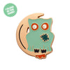 A Most Ghostly Owl Enamel Pin