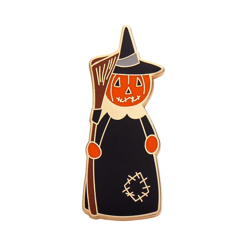 Erstwilder The Stitched Witch Enamel Pin AP1EP06