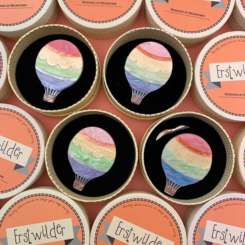 Erstwilder Around the World Brooch BH5938-0180