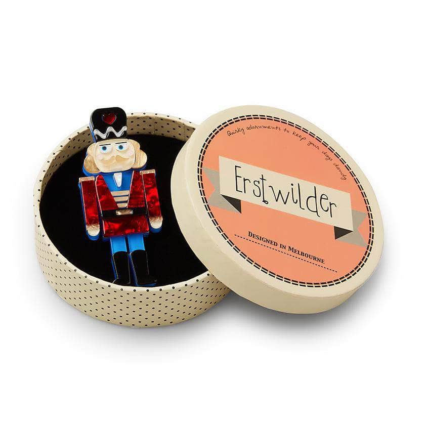 Erstwilder Tiny Tin Soldier Brooch BH6702-1030