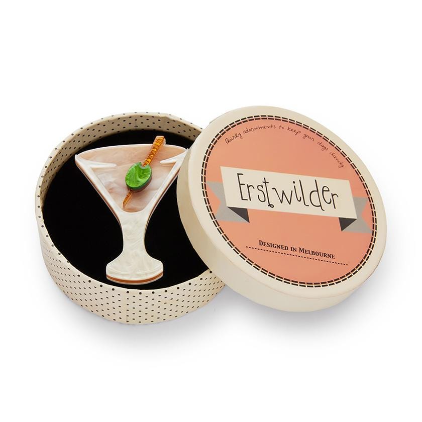 Erstwilder Shaken, Not Stirred Brooch BH6887-8140