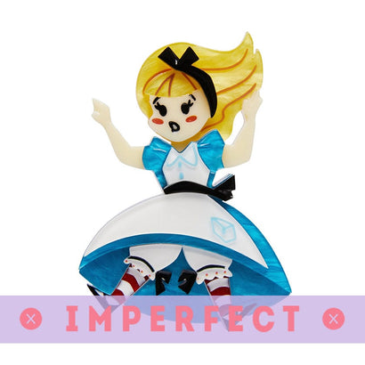 sale Alice Down the Rabbit Hole Brooch (IMPERFECT) IP-BH7556-3000