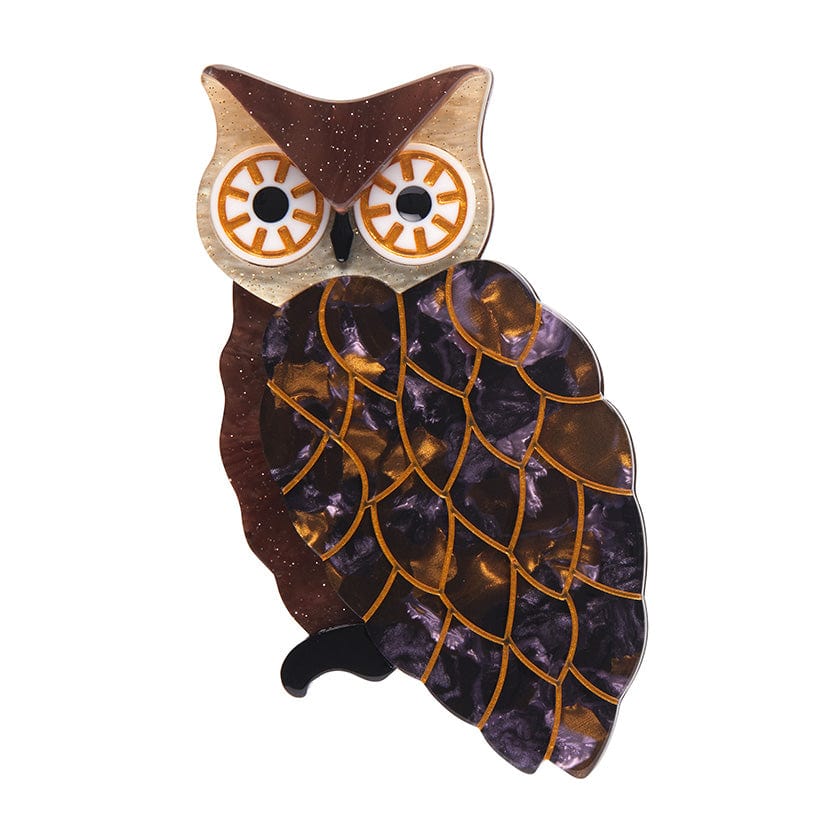 Outstanding Observation Brooch  -  Erstwilder  -  Quirky Resin and Enamel Accessories