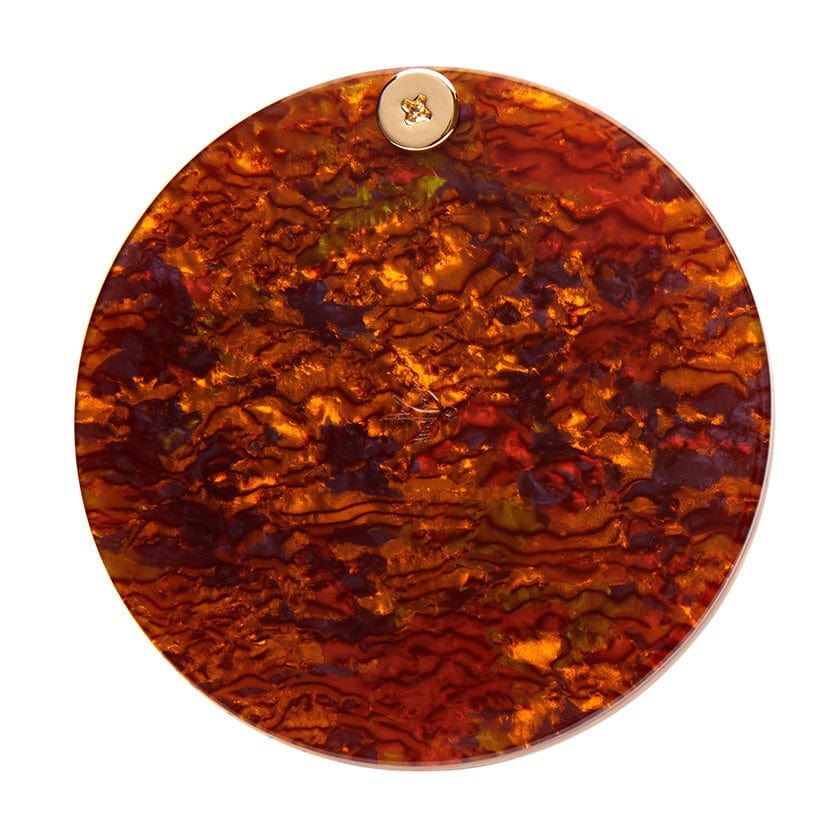 La Formidable Fauve Mirror Compact  -  Erstwilder  -  Quirky Resin and Enamel Accessories