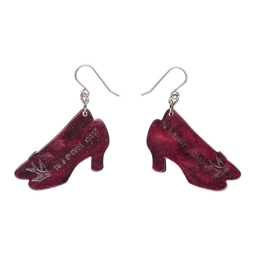 Erstwilder Ruby Slippers Earrings AG1EG01